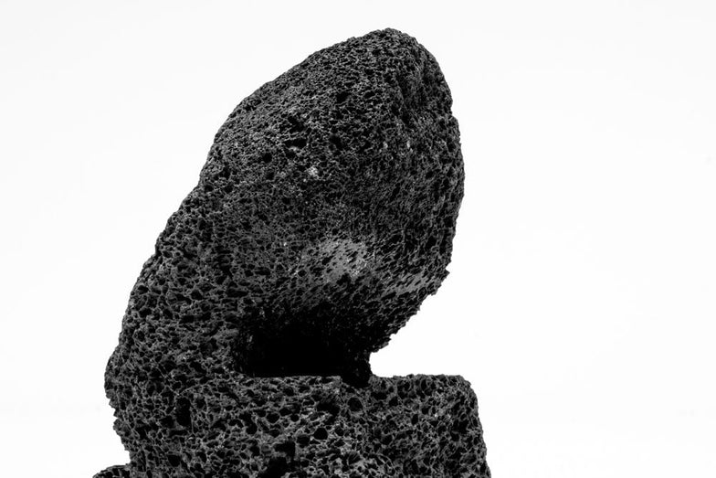 Black Lava Rock Mound