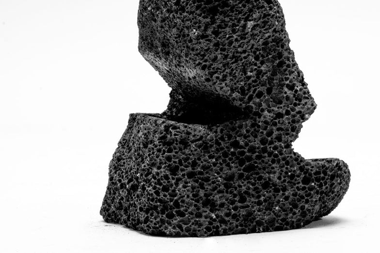 Black Lava Rock Mound