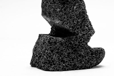Black Lava Rock Mound