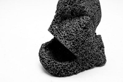 Black Lava Rock Mound